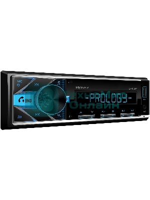 Автомагнитола Prology CMX-250, 1 DIN, Bluetooth, USB Type-A, AUX, пульт ДУ