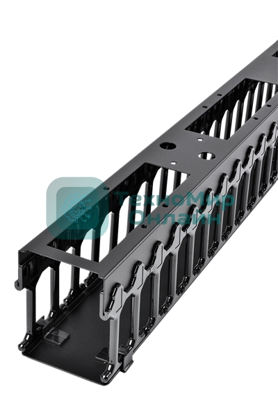 Вертикальный однорядный кабельный органайзер с пластиковыми пальцами для шкафов ШТК-СП-42.6.x, 2 шт