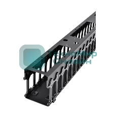 Вертикальный однорядный кабельный органайзер с пластиковыми пальцами для шкафов ШТК-СП-42.6.x, 2 шт