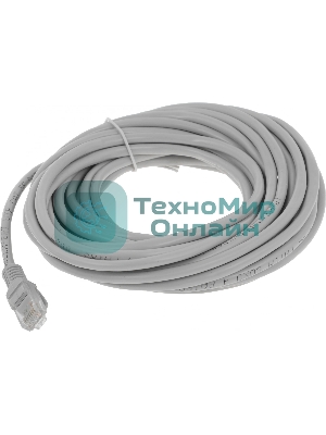 Патч-корд UTP Cablexpert cat.5e, 7.5м, литой, многожильный серый