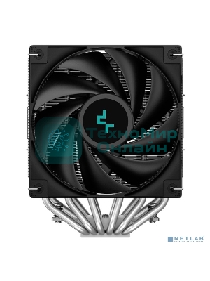 Кулер для процессора DEEPCOOL AG620 черный, 120 мм, алюминий/медь, 1850 об/мин, 29.4 дБ, 4 pin, 260 Вт, 157 мм