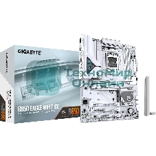 Материнская плата Gigabyte B850 EAGLE WIFI7 ICE, AM5, AMD B850, 4xDDR5, 4xSATA, 3xM.2, 1xPCIe 5.0 x16, 1xPCIe 4.0 x4, 2xPCIe 3.0 x1, 1xDP (v1.4), 1xHDMI, 1x2.5Gb LAN, Wi-Fi 7, Bluetooth 5.4, 1xUSB-C 5Gbps, 2xUSB-A 10Gbps, 2xUSB-A 5Gbps, 4xUSB-A 2.0, 3x3.5 мм, 7.1, ATX
