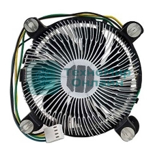 Кулер Intel E97379серебристый/черный 90мм алюминий 2500rpm 27db 4-pin 73W 58мм