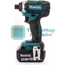 Гайковерт аккумуляторный Makita DTD152RMEуд 18В 2х4А·ч LI-ION 0-3500об/м 1/4'' 1.3кг 165Нм