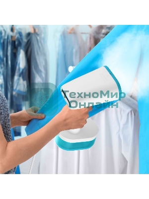 Отпариватель Kitfort КТ-985-3 бирюзовый, 1600 Вт, 28 г/мин, 250 мл