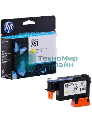Картридж струйный HP 761 CH645A желтый печатающая головка для HP DJ T7100