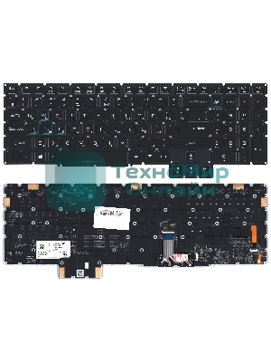 Клавиатура для ноутбука Acer Predator Triton 700 PT715-51 черная