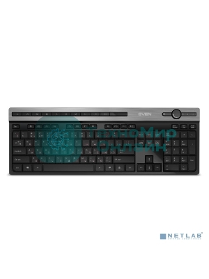 Клавиатура SVEN KB-E5500W беспроводная, радиоканал, чёрный