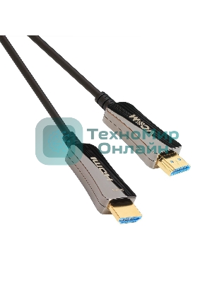 Активный оптический кабель HDMI 19M/M,ver. 2.0, 4K@60 Hz 20m VCOM
