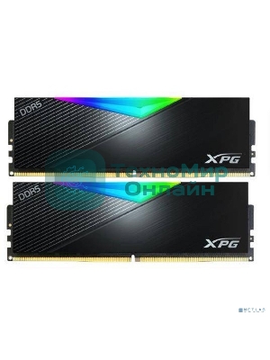 Оперативная память XPG Lancer, DDR5, 64GB (2x32GB), 6400MHz, CL32, DIMM, с радиаторами, RGB, черный