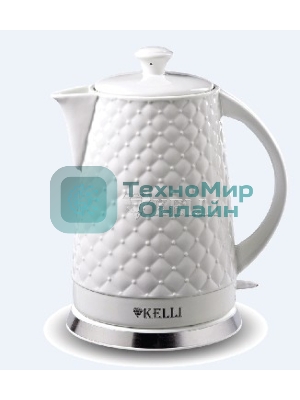 Чайник электрический керамический Kelli KL-1340,Объем: 1.8 л