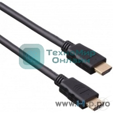 Кабель Exegate EX194337RUS HDMI (19M -19M) 10м Exegate, v1.4b, позолоченные контакты