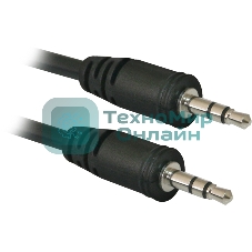 Аудио-кабель Defender Jack01-05 Jack M- Jack M, 1.5 м