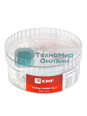 Набор НШВИ №3 (0.25-1кв.мм) PROxima EKF nabor-nshvi-3