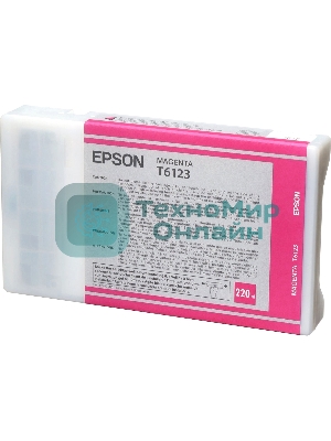Картридж струйный Epson C13T612300 пурпурный (220 мл) для Stylus Pro 7400, 7450, 9400, 9450
