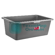 Таз прямоугольный Matrix строительный усиленный, 80 л