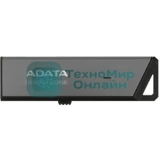 Флешка USB ADATA UE800 (AELI-UE800-512G-CSG), 512Gb, Type-C USB 3.2, R/W 1000/1000, серебристый