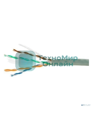 Кабель Cablexpert UPC-5051E-4-CU, UTP indoor 4x2x0.51, медный, кат.5e, однож., 305м, box, серый