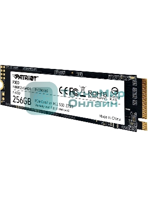 Накопитель SSD Patriot P300, 256Gb, PCIe 3.0 x4, M.2 2280, NVMe, R/W 1700/1100