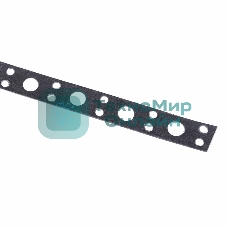 Лента полоса монтажная оцинкованная, перфорированная прямая Rexant 20х0,55 мм, рулон 25 м