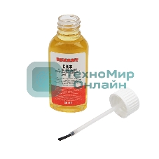 Флюс для пайки Rexant, СКФ (спирто-канифольный), 30 мл, с кисточкой, флакон