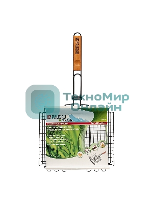 Решетка гриль Camping Palisad 260х320х65мм объемная антиприг.