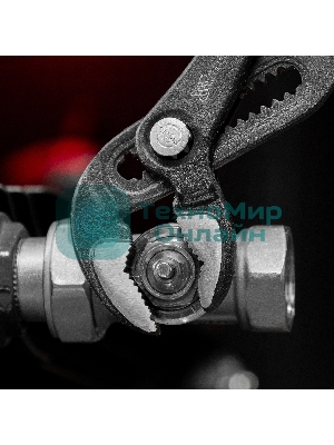 Переставные клещи Matrix 300 мм, кнопочный механизм, хром-ванадий, обливные рукоятки