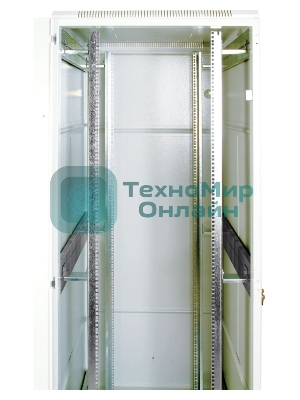 Шкаф коммутационный ЦМО ШТК-М-42.8.10-3ААА 42U 800x1000 мм пер. дв. металл задн. дв. стал. лист 2 бок. пан. 500 кг серый