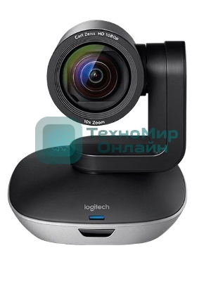 Веб-камера Logitech Group 1920x1080, 30 кадр/с, USB Type-A, микрофон (4 шт, шумоподавление), автоматическая фокусировка, автоосвещение, универсальное крепление, штатив в комплекте