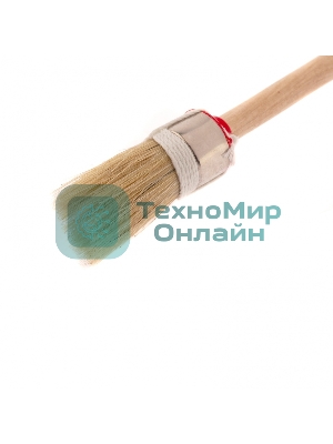 Кисть круглая MTX 82041 Профи №2 20 мм, натуральная щетина, деревянная рукоятка