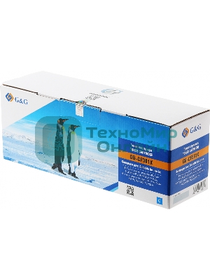 Картридж лазерный G&G GG-CF361X голубой (9500 стр.) для HP CLJ M553N/M553DN/M553X/M577C/M577Z/M577F/M577DN