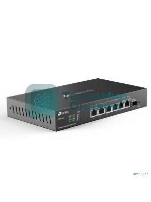 Маршрутизатор VPN TP-Link ER707-M2 Omada с мультигигабитными портами,1 x RJ45 WAN 2,5 Гбит/с, 1 x RJ45 WAN/LAN 2,5 Гбит/с, 1 x SFP WAN/LAN, 4 гиг. порта RJ45 WAN/LAN, 1 порт USB 2.0