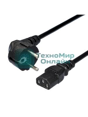 Кабель питания GoPower CEE 7/7-C13 3.0M 00-00027328 черный