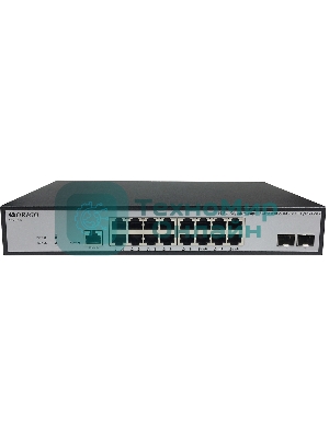 Коммутатор управляемый ORIGO OS3218/A1A, L3, 16x1000Base-T, 2x10Gbase-X SFP+, консольный порт RJ-45, комплект для установки в 19