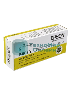 Картридж струйный Epson PJIC7 желтый для Discproducer PP-100 (C13S020451/C13S020692)