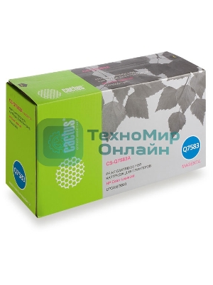 Картридж лазерный Cactus CS-Q7583A пурпурный (6000 стр.) для HP Color LaserJet CP3505/3800
