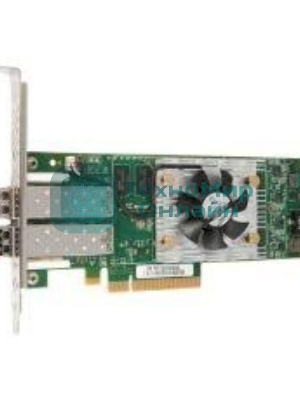 Контроллер Qlogic QLE2672-CK 16Gb Dual Port FC HBA x8 PCIe LC multi-mode optic