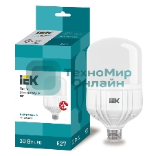 Лампа cветодиодная IEK LLE-HP-30-230-40-E27 HP 30Вт 230В 4000К E27
