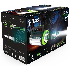 Фонарь прожекторный Gauss модель GFL603 8W 400lm lead acid 1500mAh диммируемый LED 1/10/20