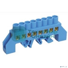 Шина нулевая IEK YNN10-812-8DP-K07 в комб DIN-изол 