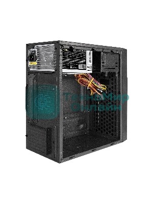 Компьютерный корпус Minitower ExeGate BAA-105U2-01-UNS500 (mATX, БП UNS500 с вент. 12см, 2*USB+2*USB 3.0, аудио, черный)