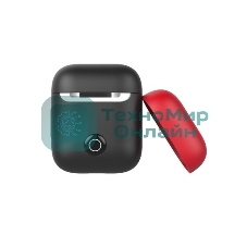 Чехол SwitchEasy Colors для в футляра с возможностью беспроводной зарядки к AirPods 2. Материал силикон. Цвет черный.