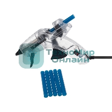 Клеевые стержни Rexant, Ø11 мм, 100 мм, синие, 6 шт., блистер