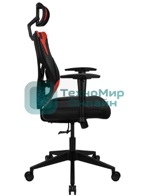 Кресло Aerocool GUARDIAN Champion Red (<150кг, эргономичное, сетчатый материал, 2D подлокотник)