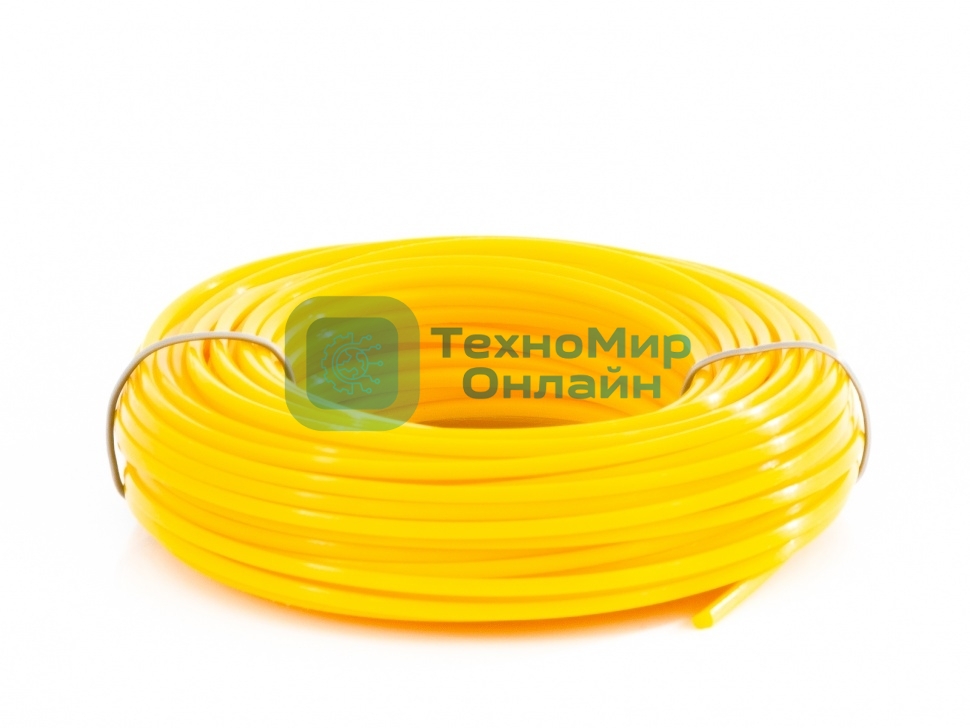 Леска для триммеров Denzel квадратная 1.3ммх15м