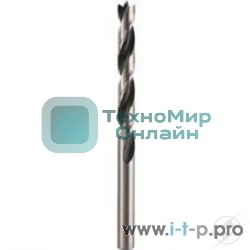 Буры,сверла,долото Makita D-07060 Сверло д\дерева, 7х80х110мм,хв-цилиндр,острие центрирующее