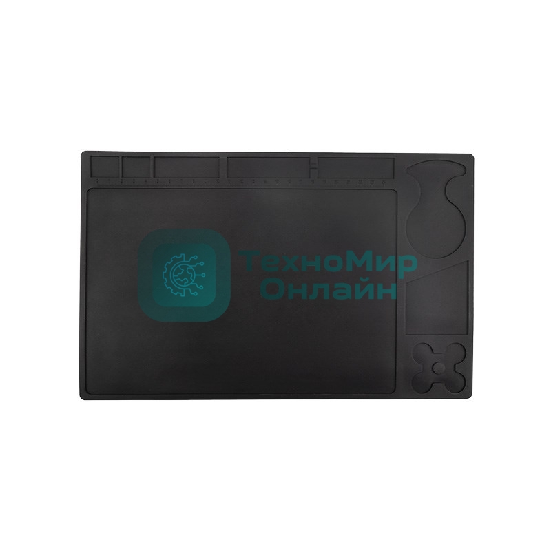 Коврик антистатический термостойкий 329х208х2.6 мм черный