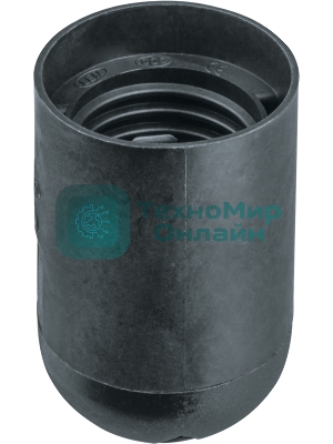 Патрон электрический Navigator NLH-PL-E27-BL пласт. подвесной черный E27