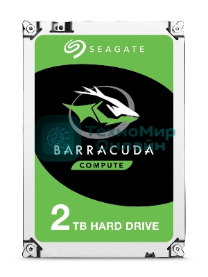 Жесткий диск Seagate Barracuda 2Tb 7200RPMSATA6Gb/S 256MB ST2000DM008 3.5