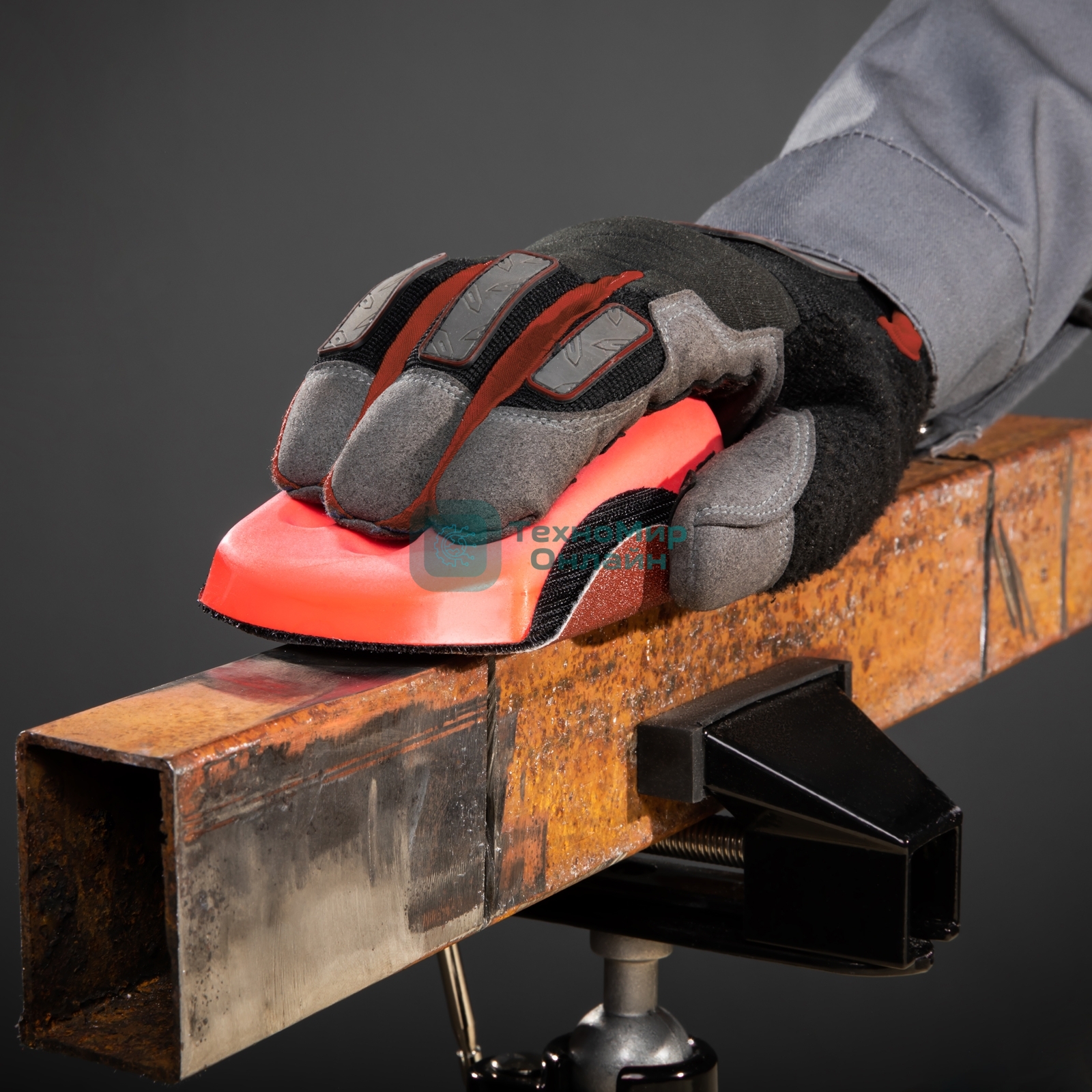 Брусок Matrix для шлифования, 125 мм с липучкой